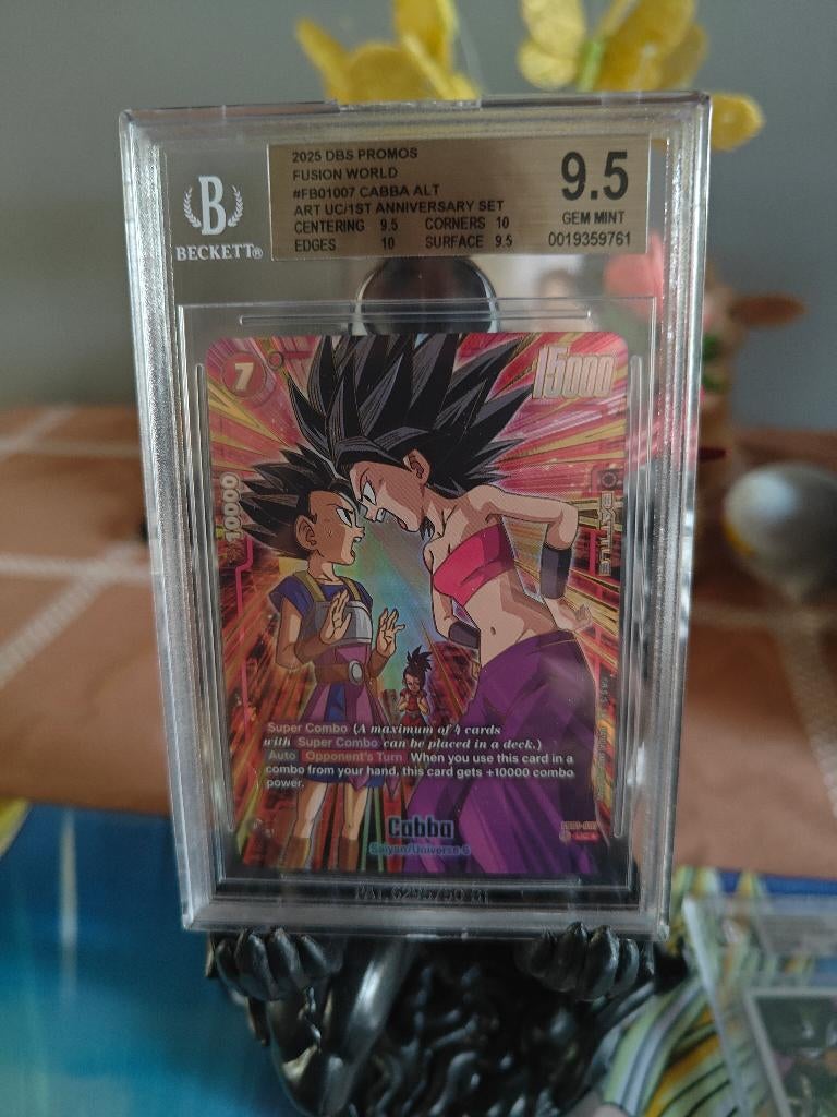 Cabba FB01-007 UC Alternate art 1st anniversary set BGS 9,5, Ophalen of Verzenden