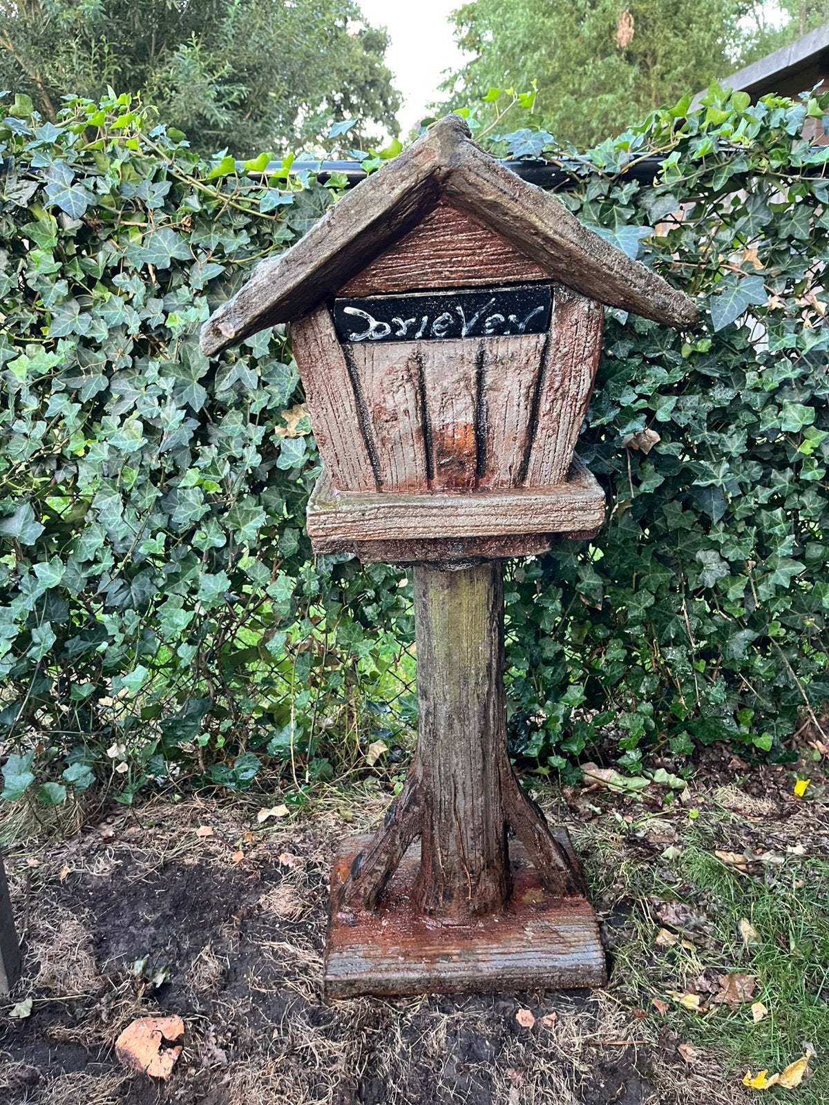 Brievenbus huisje, Ophalen, Gebruikt