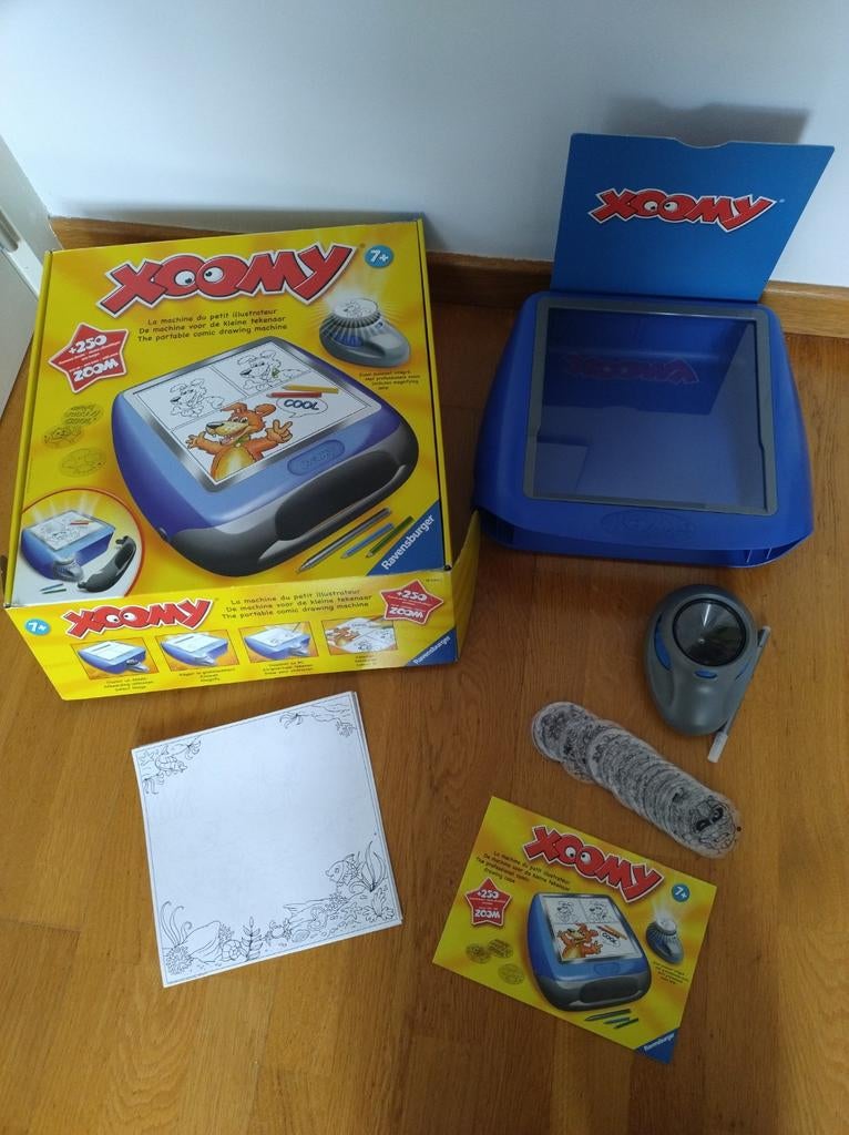 Xoomy Ravensburger met tekenpapier en scenario's!, Kinderen en Baby's, Ophalen of Verzenden, Zo goed als nieuw, Knutselen, Met licht