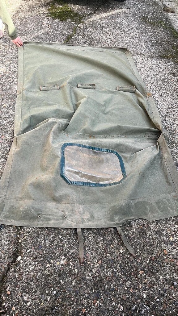 Zomer bache voor een Willys CJ3 M38 Of M38A1, Ophalen, Landmacht, Overige typen