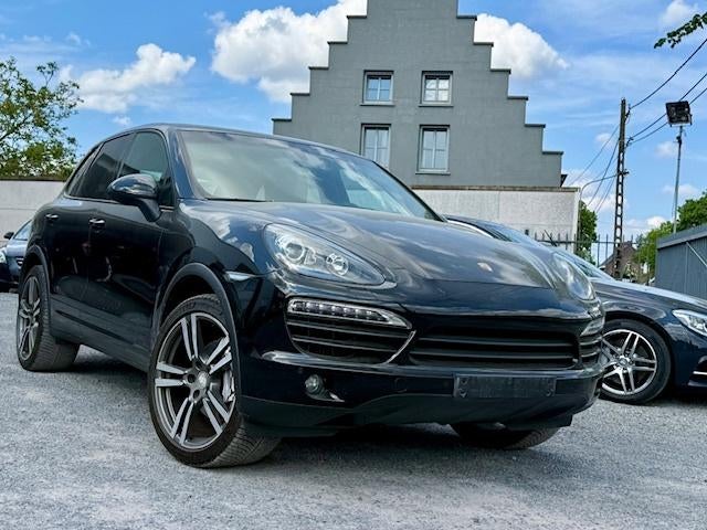 Porsche Cayenne 3.0D V6 FULL OPTION, Auto's, Automaat, Zwart, Leder, Vierwielaandrijving
