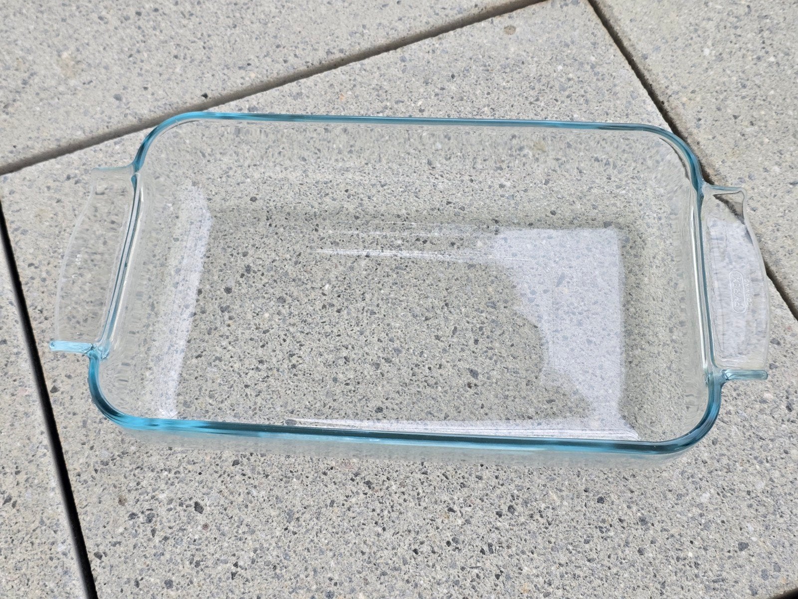 Plat de cuisson en verre Pyrex Corning 237-U, Enlèvement ou Envoi, Utilisé, Verre, Poêle à frire