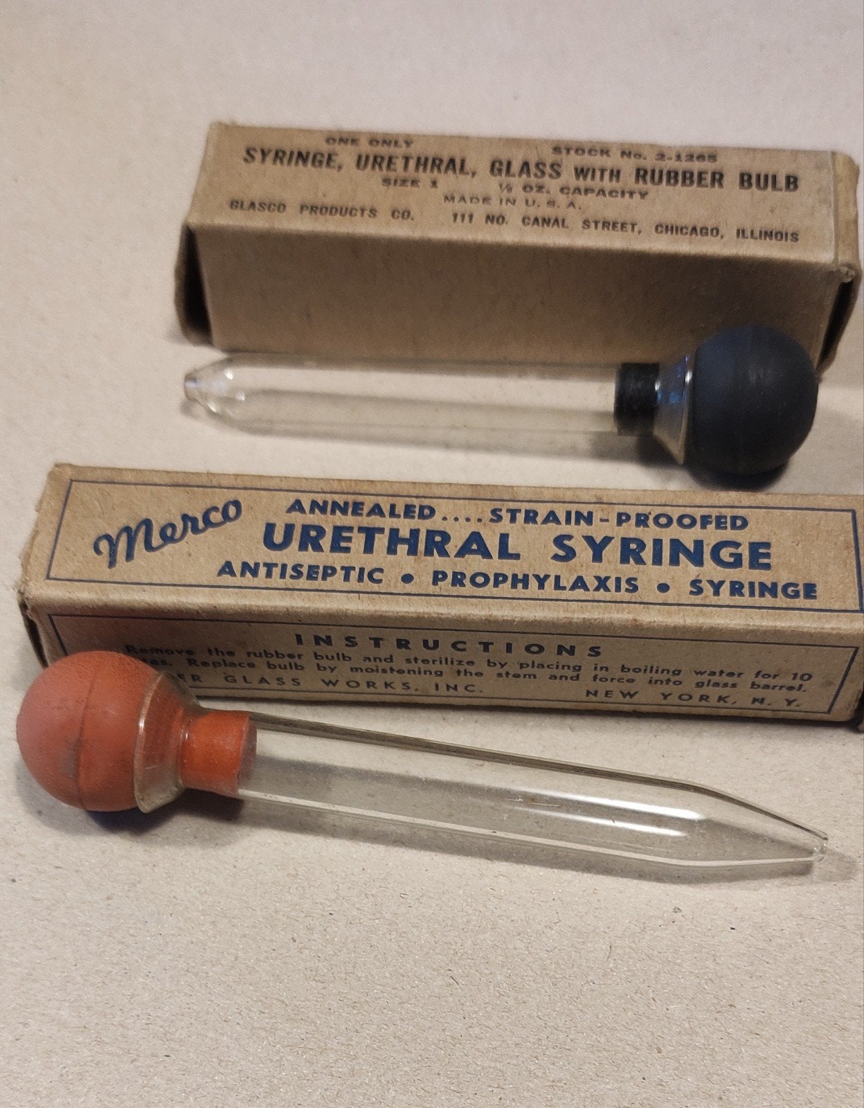 Seringues urétrales vintage, Enlèvement ou Envoi