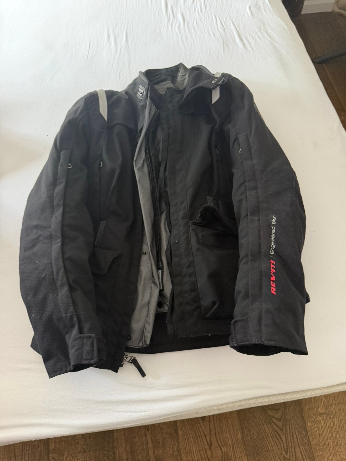 REV’IT! dames motorpak – jas + broek – maat 36, Motoren, Ophalen, Dames, Broek | textiel
