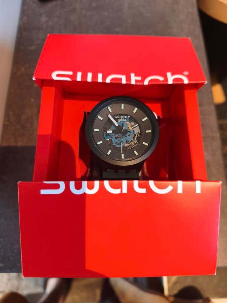 Swatch Big Bold Neuve, Handtassen en Accessoires, Horloges | Heren, Ophalen, Kunststof, Polshorloge, Swatch