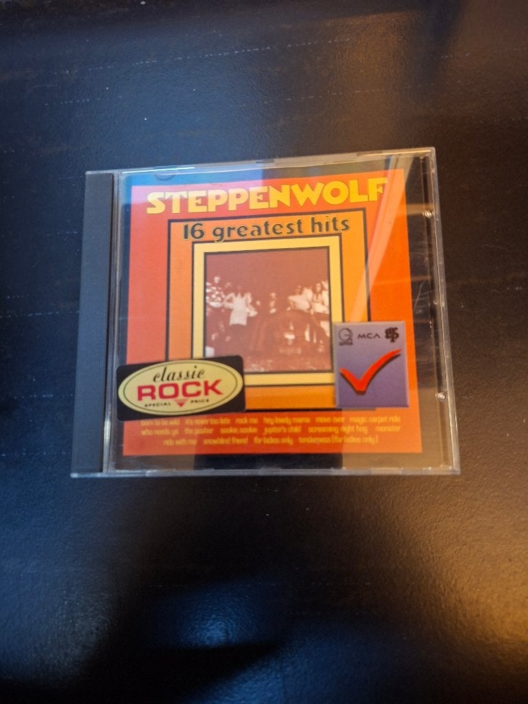cd - steppenwolf - 16 greatest hits, CD & DVD, CD | Rock, Enlèvement ou Envoi, Rock progressif, Comprend un livret, Comme neuf