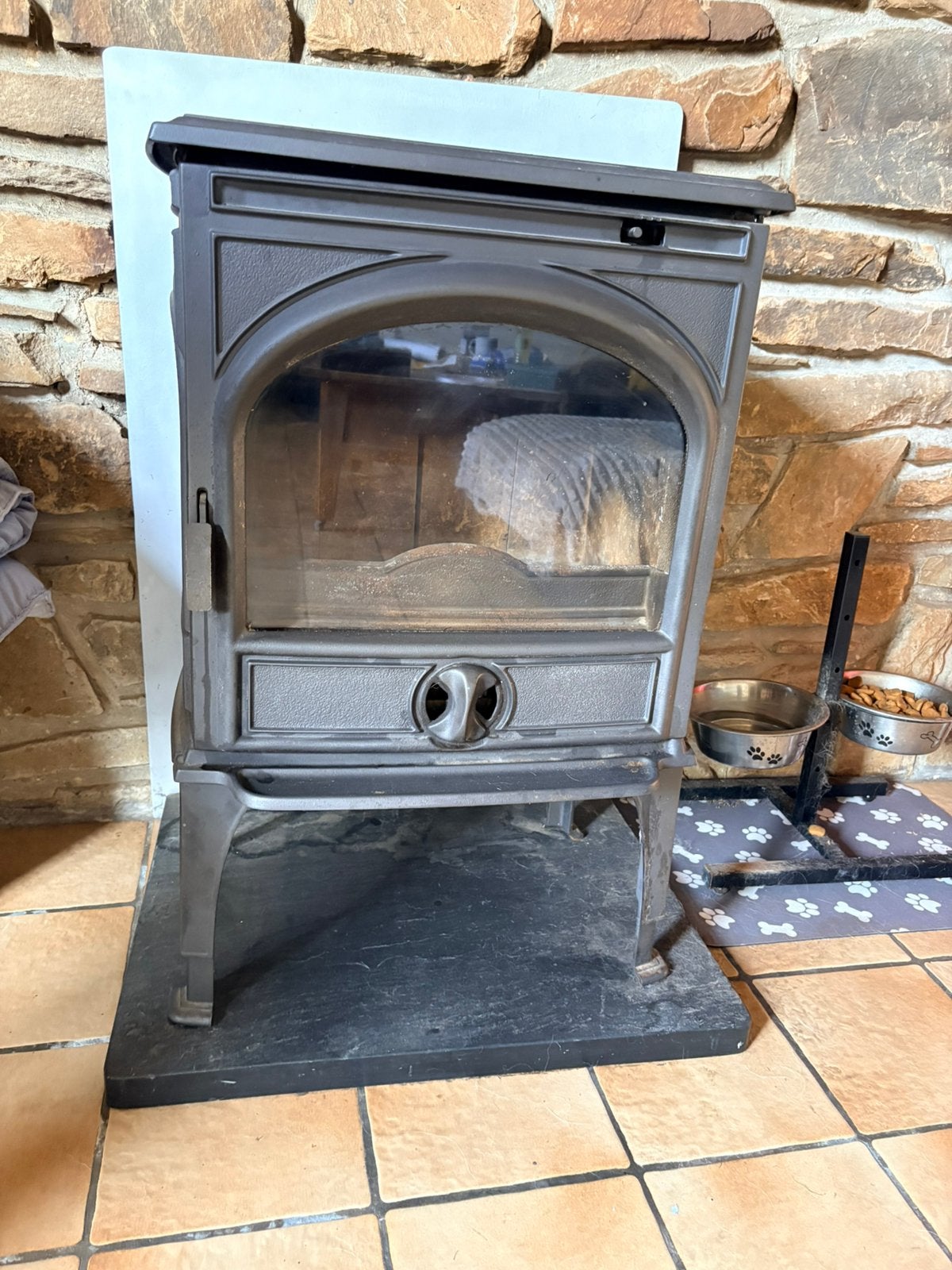 Poele a bois Dovre 500, Ophalen, Zo goed als nieuw, Hout, Houtkachel