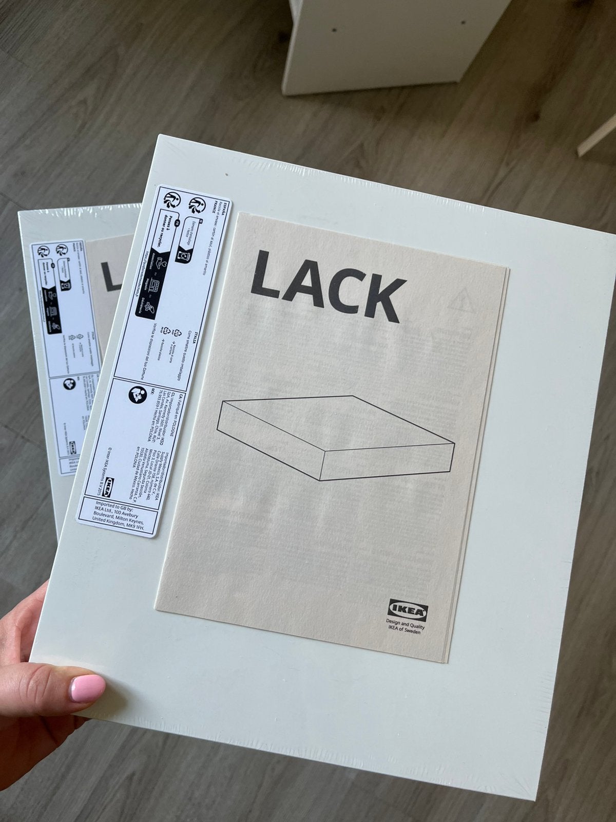 NIEUW 2 plankjes Lack Ikea, Ophalen, Nieuw