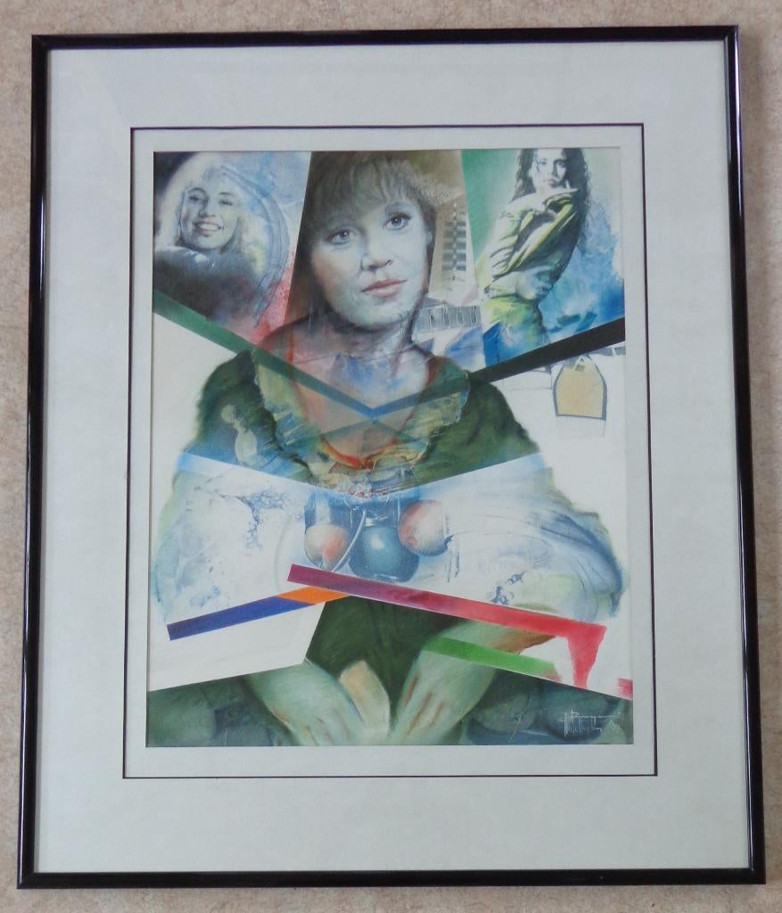 ROGER VAN BELLEGHEM / PORTRETTEN / ORIGINEEL WERK / 96x80cm, Enlèvement