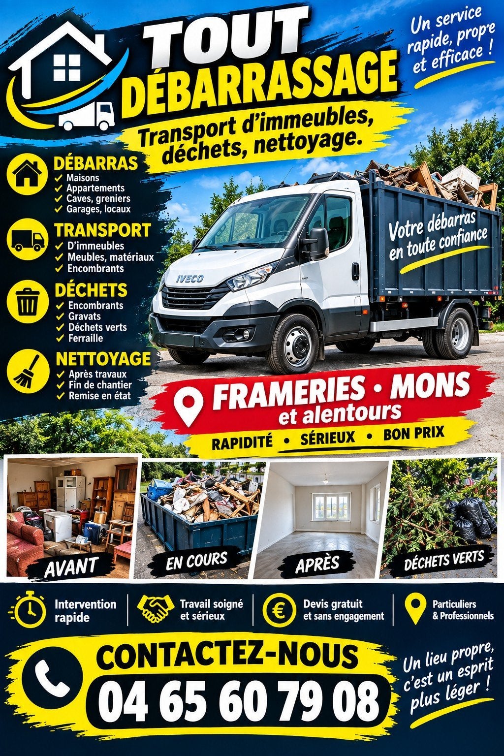 transporteur, Enlèvement ou Envoi