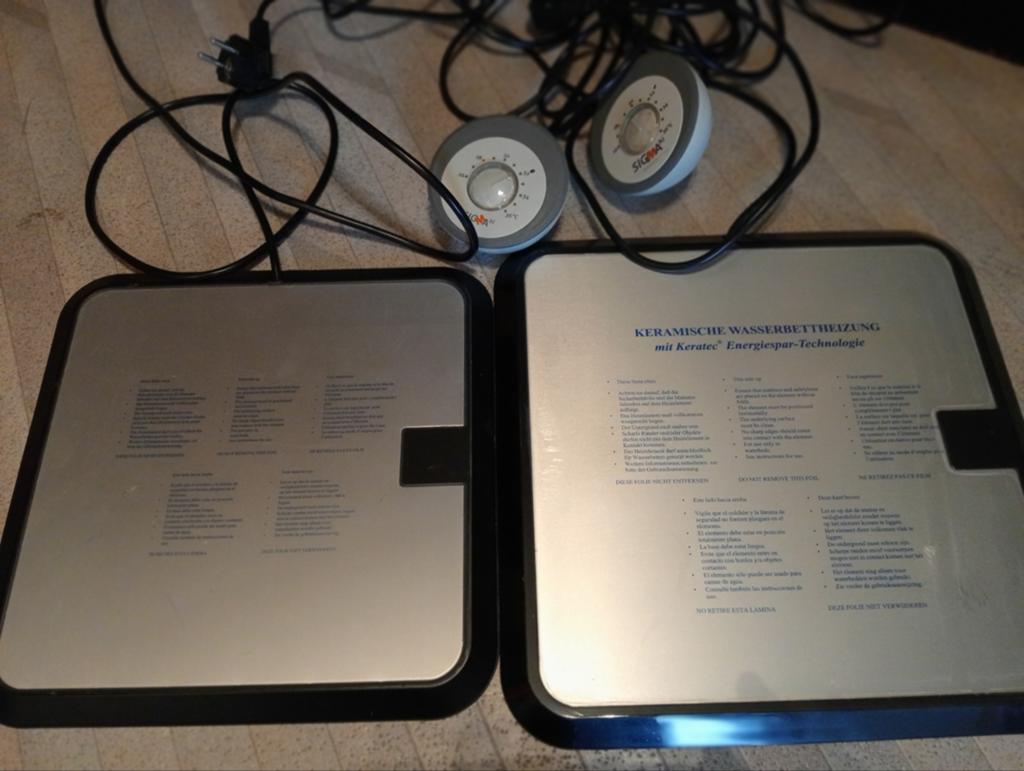 2 keramische waterbed verwarming elementen, Ophalen
