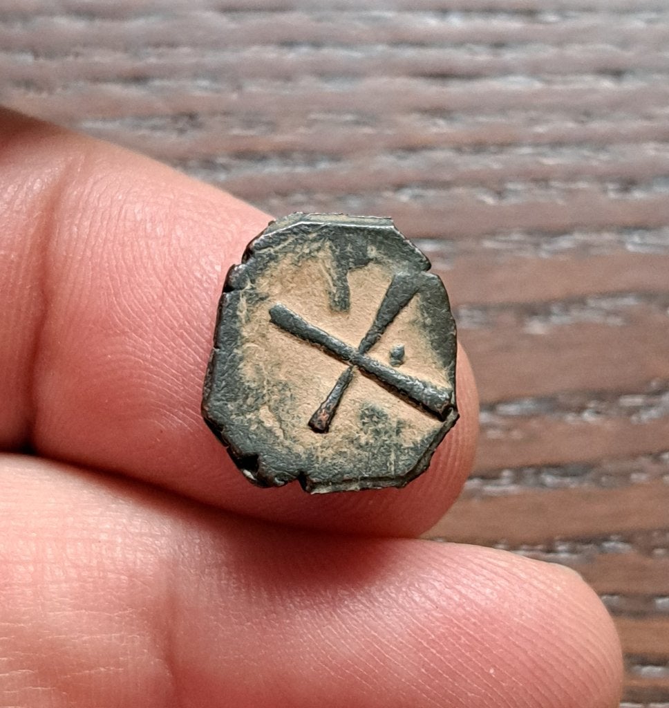 Byzantijns - Tiberius 2 - Kruis - Cyzicus, Ophalen of Verzenden, Overige landen, Losse munt