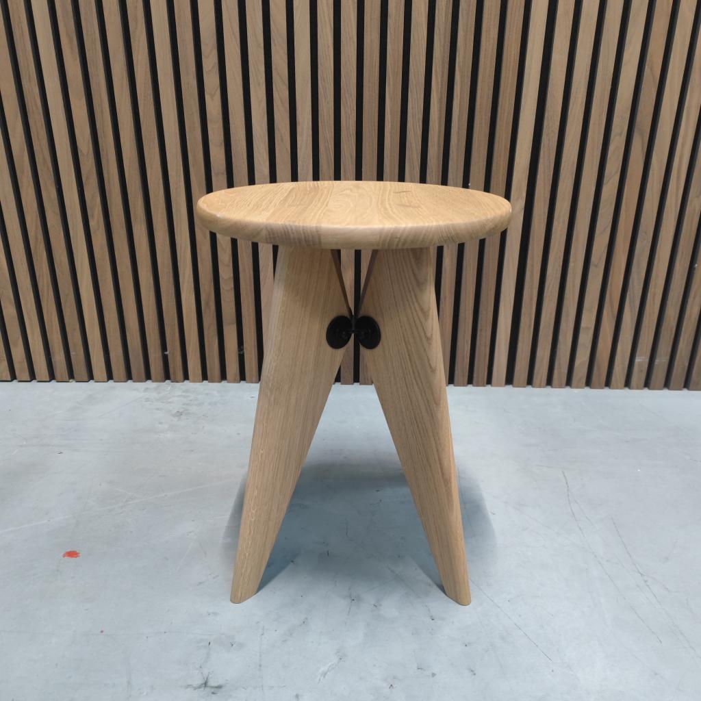 Vitra Tabouret Bois - Natural oak, Ophalen of Verzenden