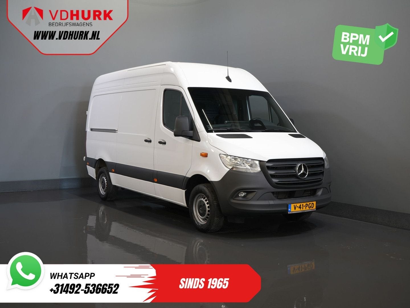 Mercedes-Benz Sprinter 317 CDI Aut. L2H2 BPM VRIJ! 3.5t Trek, Auto's, Bestelwagens en Lichte vracht, Bedrijf, ABS, Airconditioning