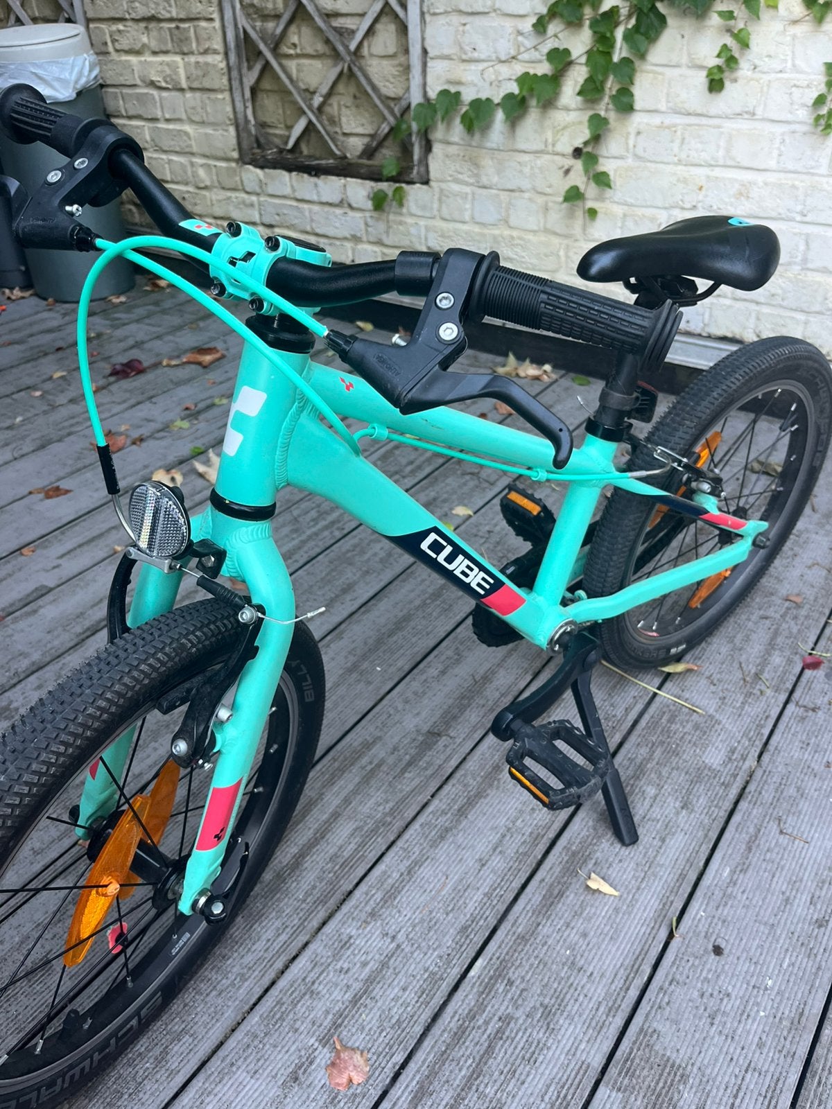 Velo enfant 18 pouces, Vélos & Vélomoteurs, Enlèvement, Utilisé, Frein sur jante, 16 à 20 pouces