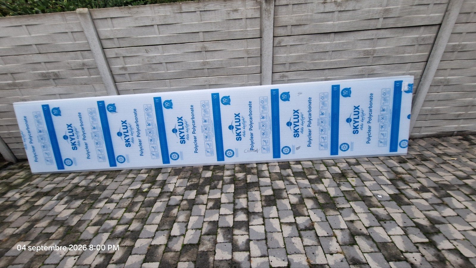 Polycarbonate transparent 5mLong.98cm larg.Ep 32mm, Animaux & Accessoires, Oiseaux | Pigeons
