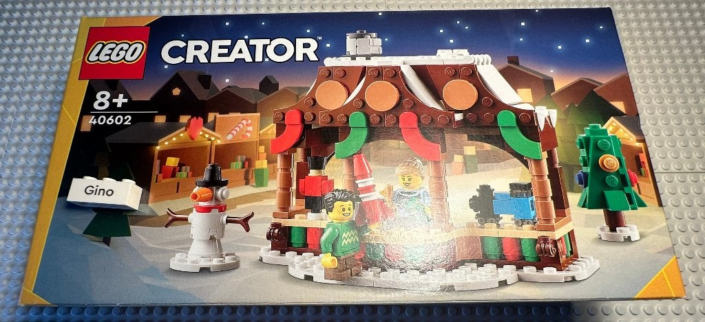 LEGO Christmas Winter Market Stall (40602), Overige thema's, Nieuw, Ophalen of Verzenden, Complete set