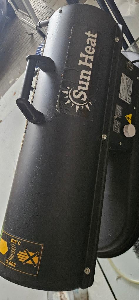 Heteluchtkanon, Doe-het-zelf en Bouw, Ophalen, Zo goed als nieuw, 800 watt of meer, Kachel