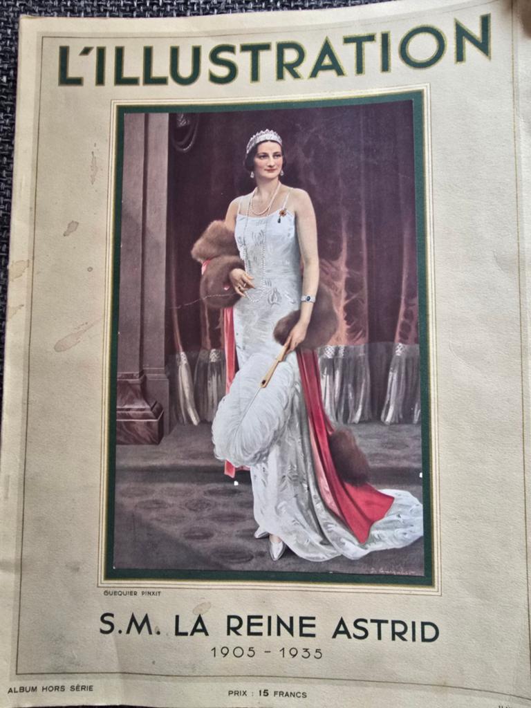 L'Illustration S.M. La Reine Astrid de 1936, en bon état, Enlèvement ou Envoi