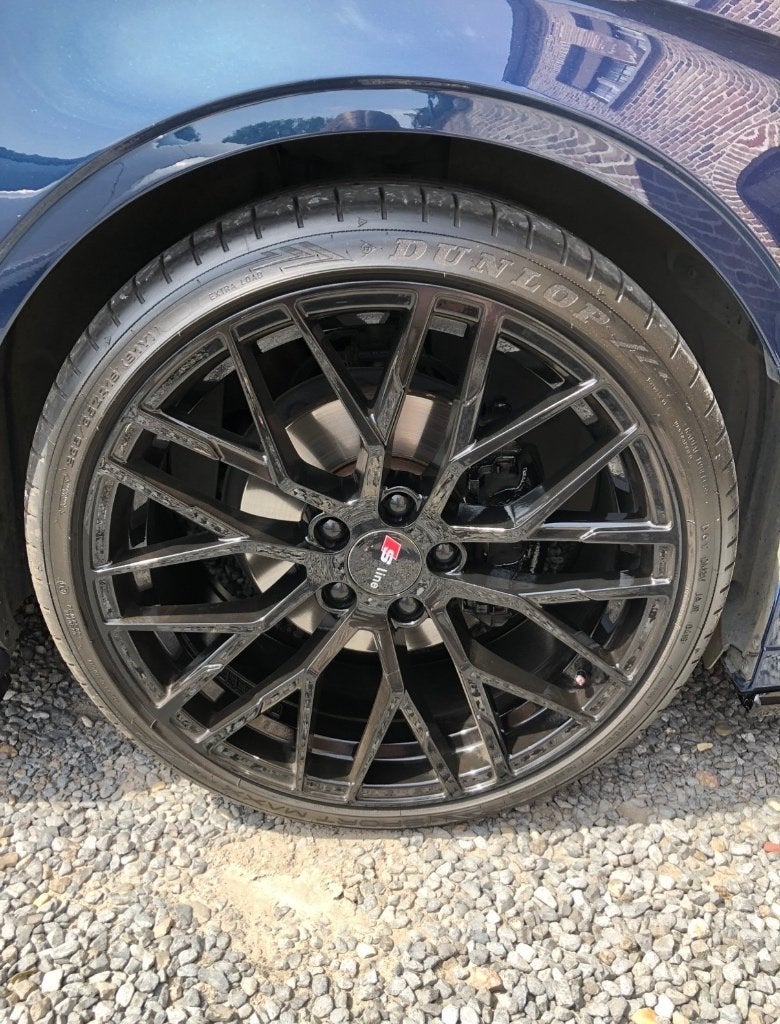 Audi A3 Zwarte Velgen 19”, Auto-onderdelen, Banden en Velgen, Gebruikt, Banden en Velgen, 235 mm, Personenwagen