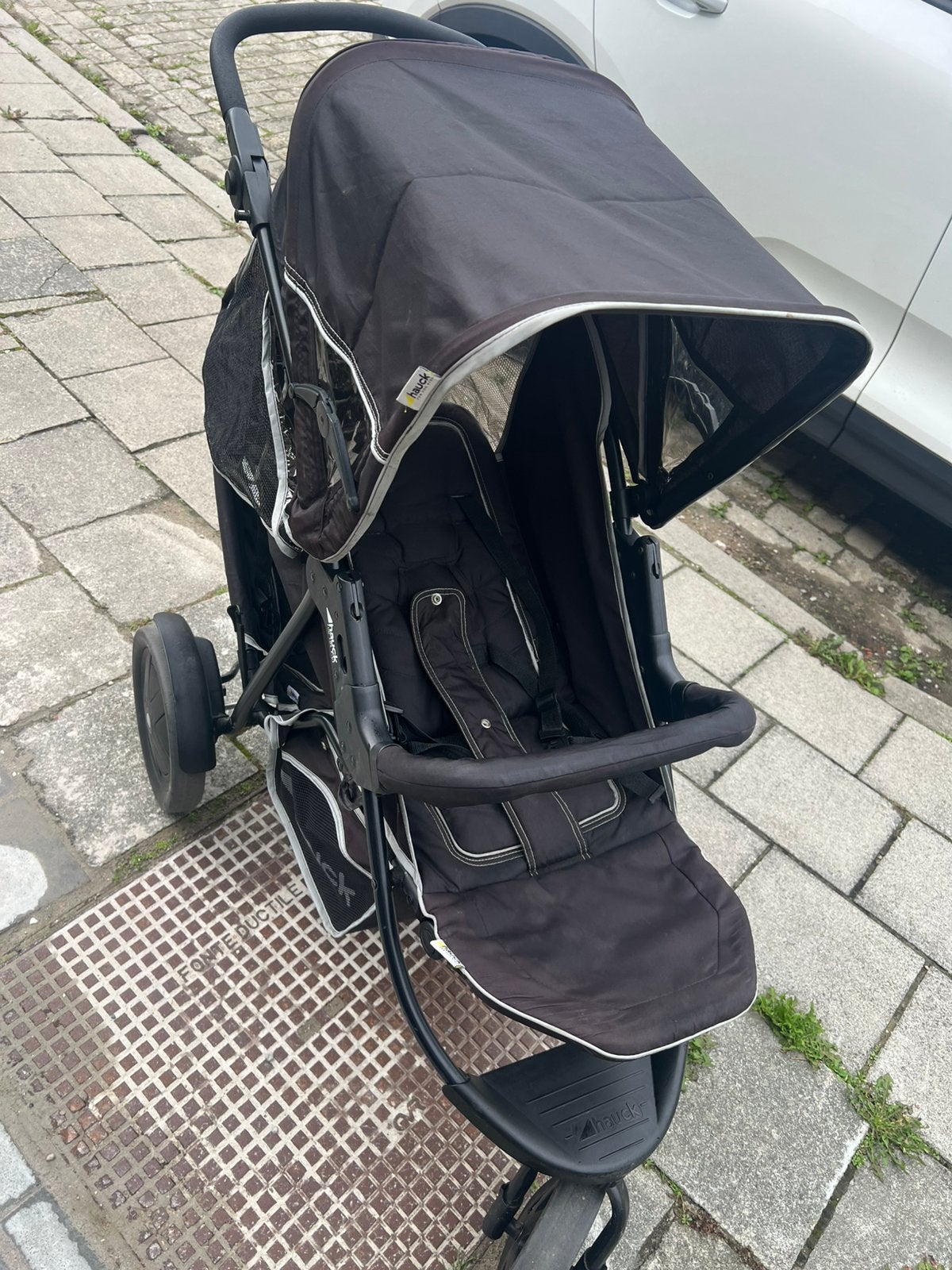 Duo kinderwagen, Kinderen en Baby's, Ophalen, Gebruikt, Zonnekap
