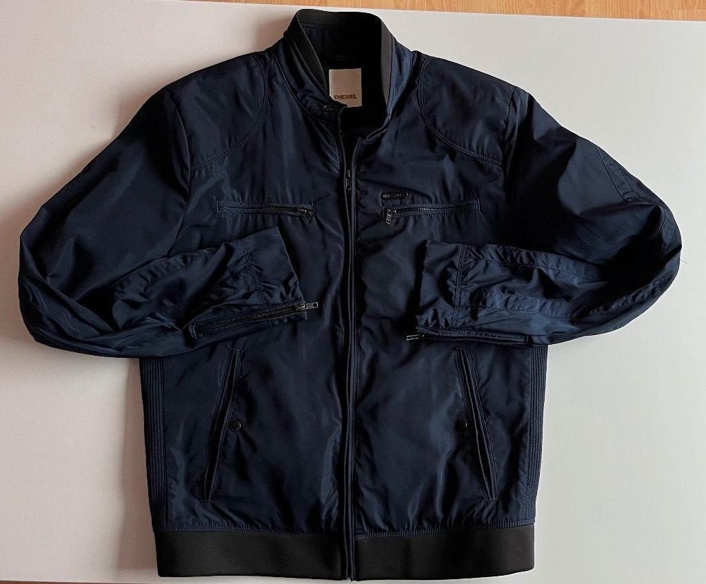 Diesel jack - Marineblauw - Maat XL, Kleding | Dames, Jassen | Zomer, Blauw, Maat 46/48 (XL) of groter, Ophalen of Verzenden, Diesel