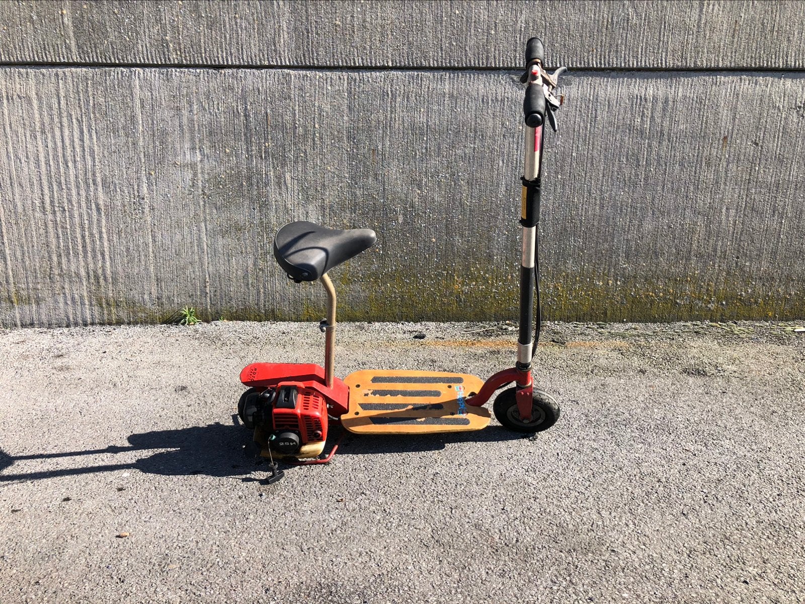 Step met werk, Fietsen en Brommers, Ophalen
