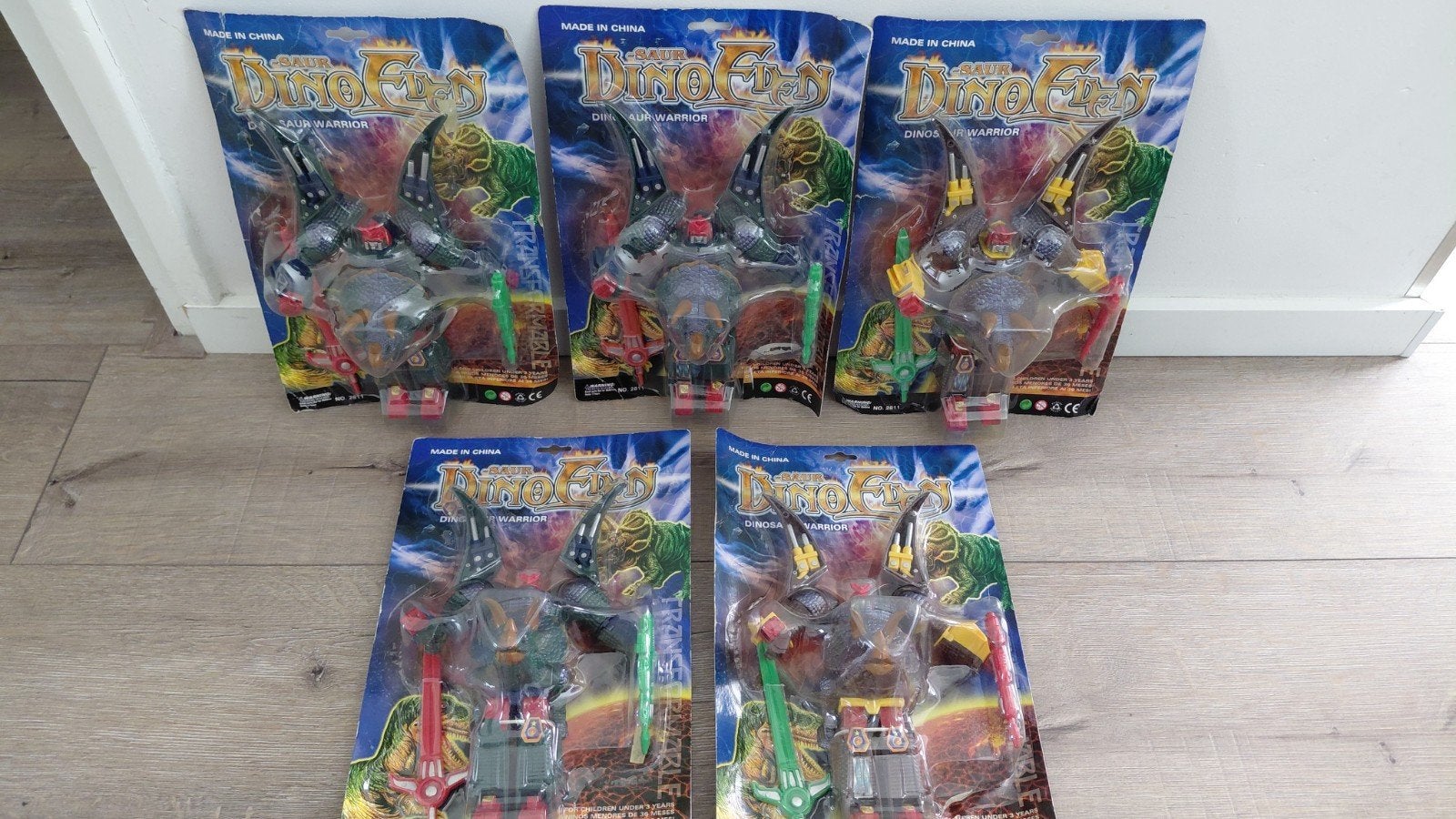 Transformers Dinobots KO jaren 90 op kaart, Verzamelen, Transformers, Ophalen of Verzenden