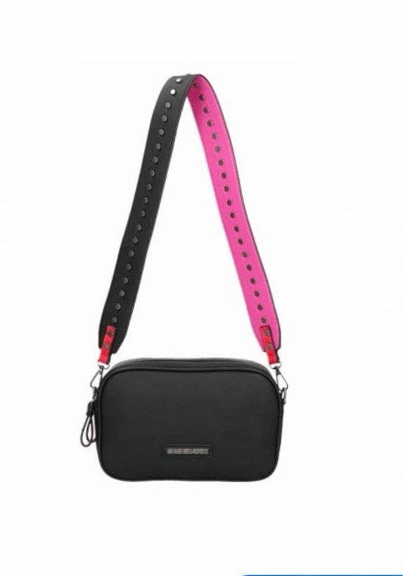 Superbe sac bandoulière noir Pepe Jeans en cuir noir Prix50€, Enlèvement, Comme neuf, Noir, Cuir