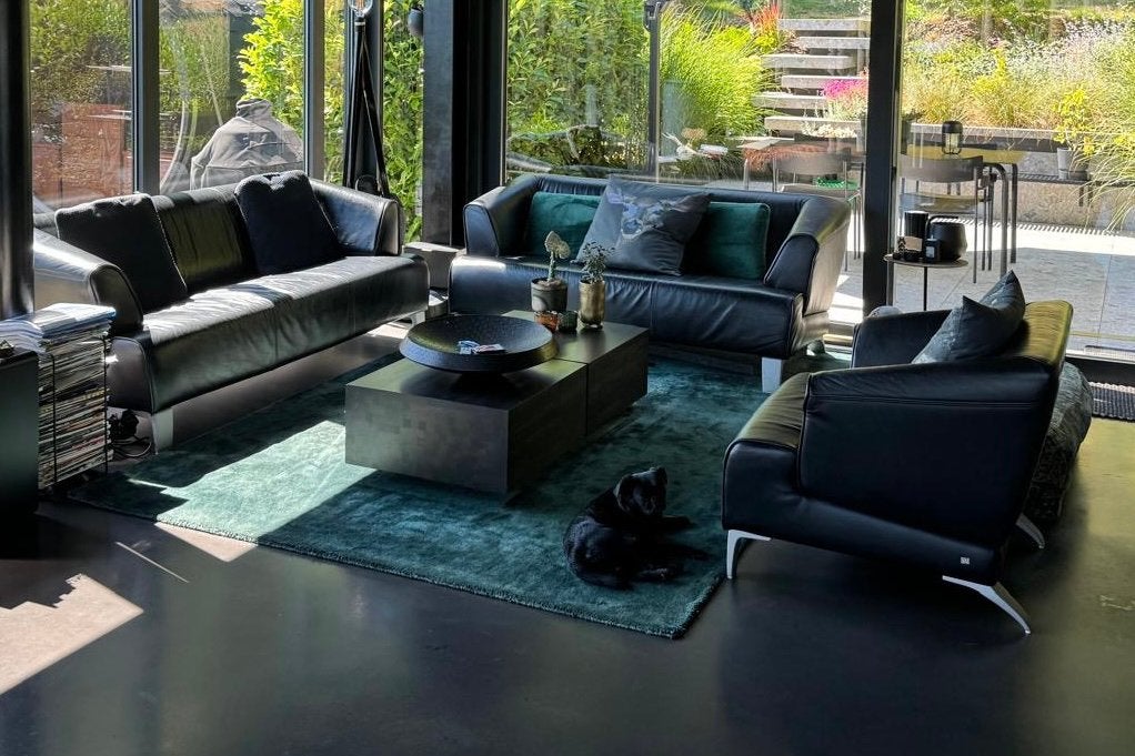 Canapé et pouf Rolf Benz, Maison & Meubles, Enlèvement, Comme neuf, Cuir