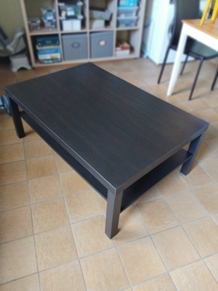 GRANDE TABLE BASSE DE SALON IKEA, 100 à 150 cm, Enlèvement, Utilisé, 50 à 100 cm