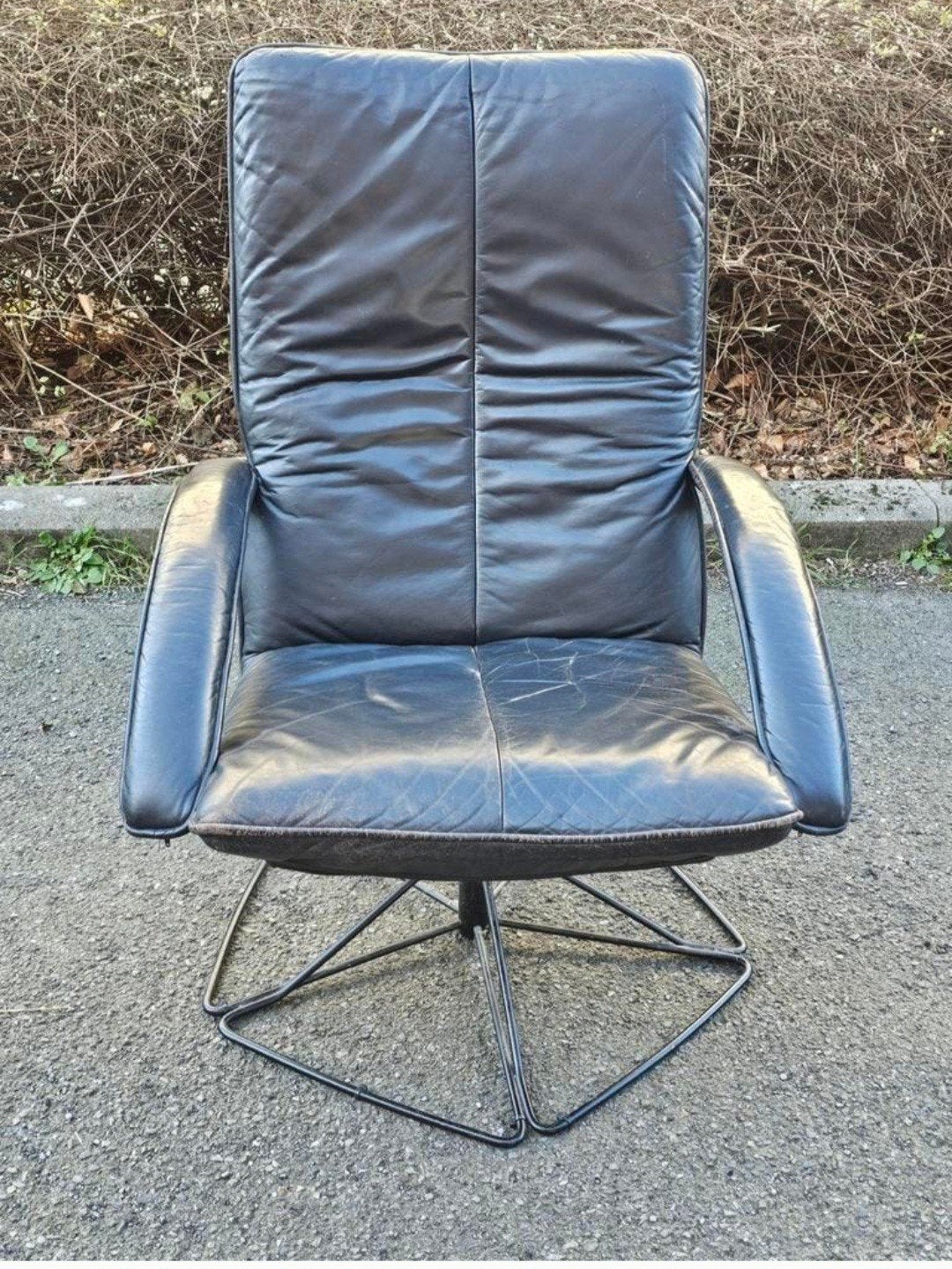 Fauteuil vintage en cuir Jori, Antiquités & Art, Enlèvement