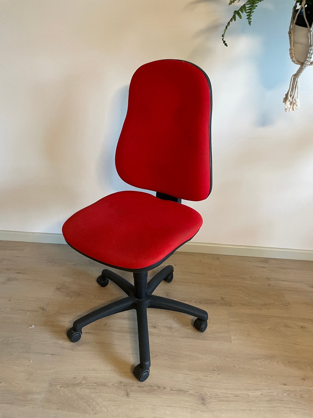Bureaustoel, Ophalen, Gebruikt, Rood, Bureaustoel