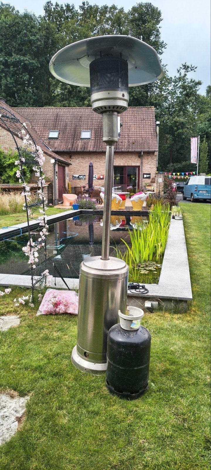 Terrasverwarmer op gas, Tuin en Terras, Terrasverwarmers, Ophalen, Gas