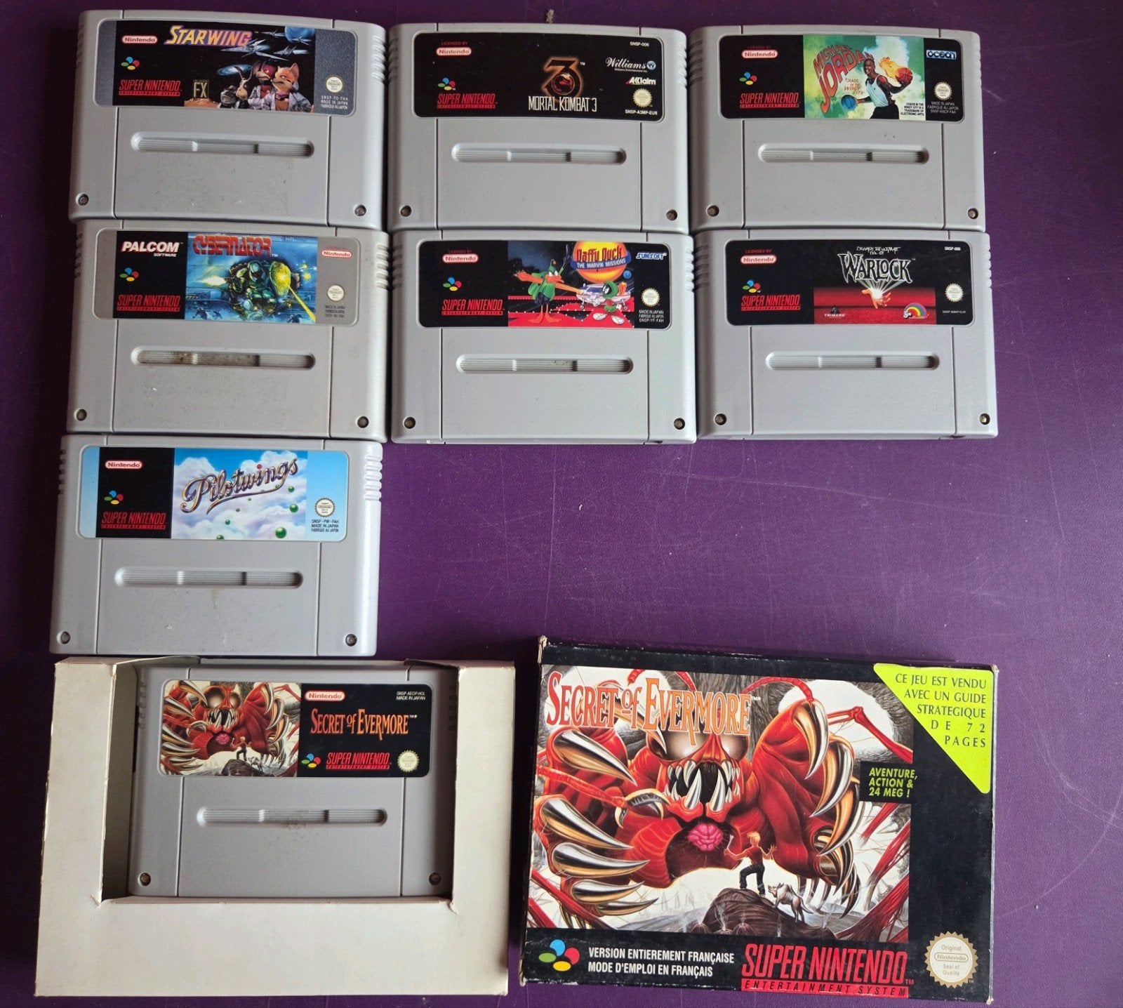 lot de jeux super nintendo, Ophalen of Verzenden, Gebruikt