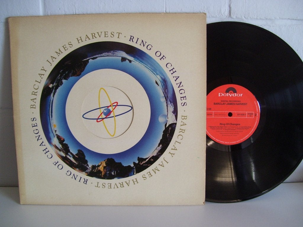 BARCLAY JAMES HARVEST  ring of changes, CD & DVD, Vinyles | Rock, Enlèvement ou Envoi, Rock progressif, Utilisé, Pochette gatefold