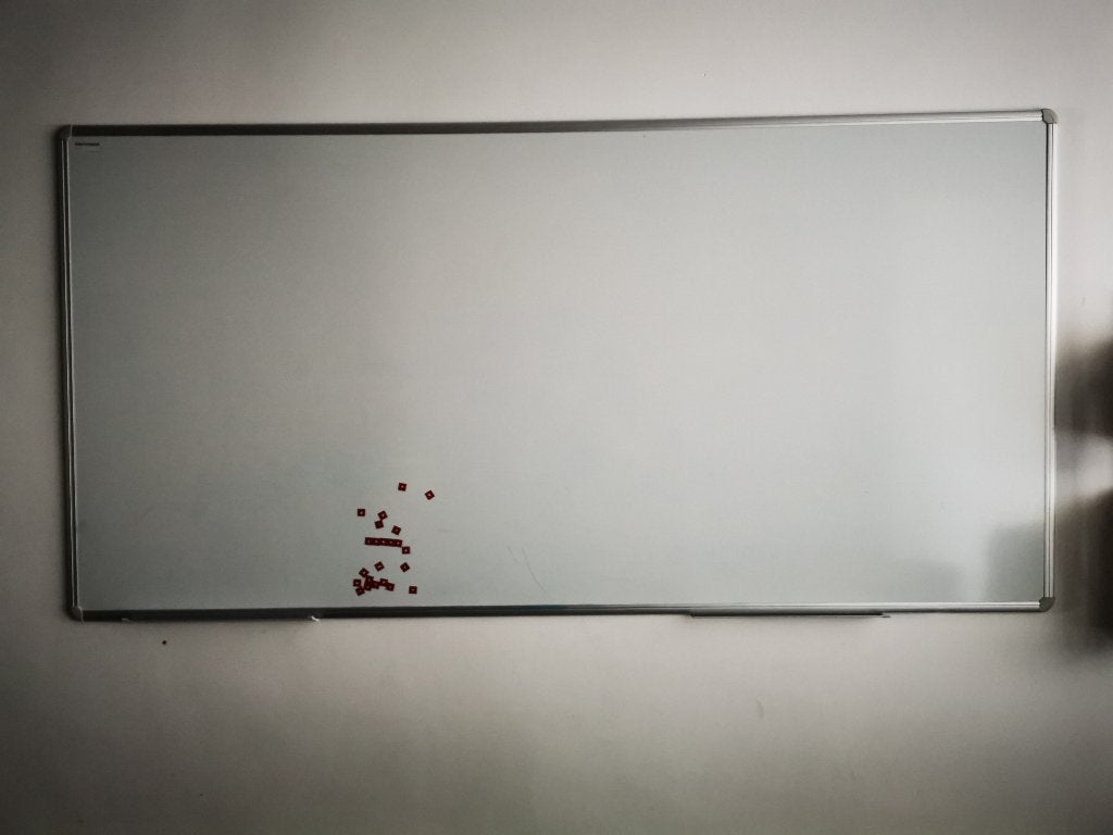 White board, Enlèvement, Utilisé
