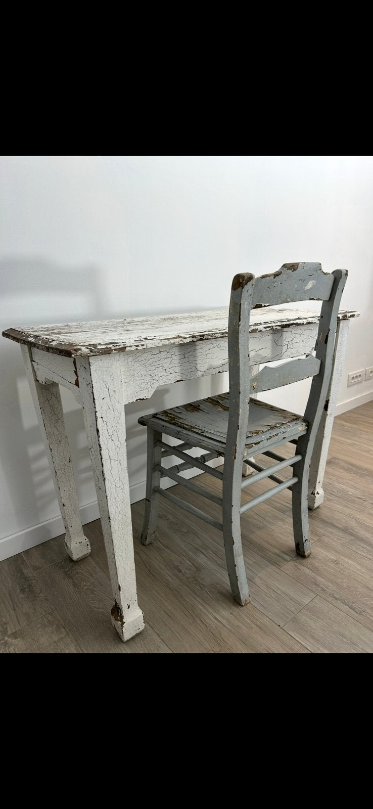 Tafeltje met stoeltje (decoratief), Ophalen, Gebruikt