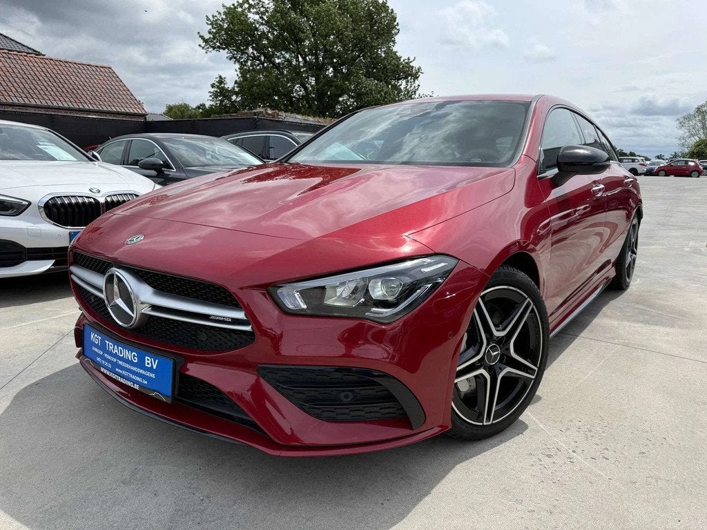 Mercedes-Benz CLA-Klasse 35 AMG 4Matic AMG EXHAUST BURMESTER, Auto's, Mercedes-Benz, Automaat, CLA, Gebruikt, 4 cilinders