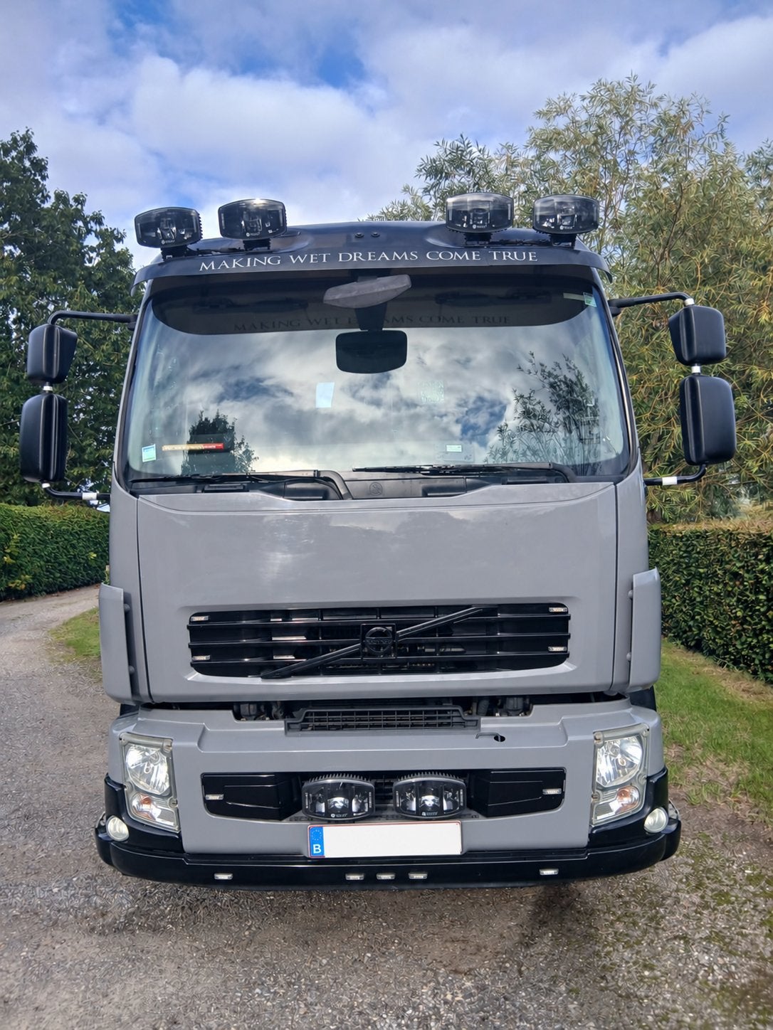 Volvo FL 18T Grijs – Thomas Containersysteem + Container, Autos, Achat, Attache-remorque, Entreprise, 3 places