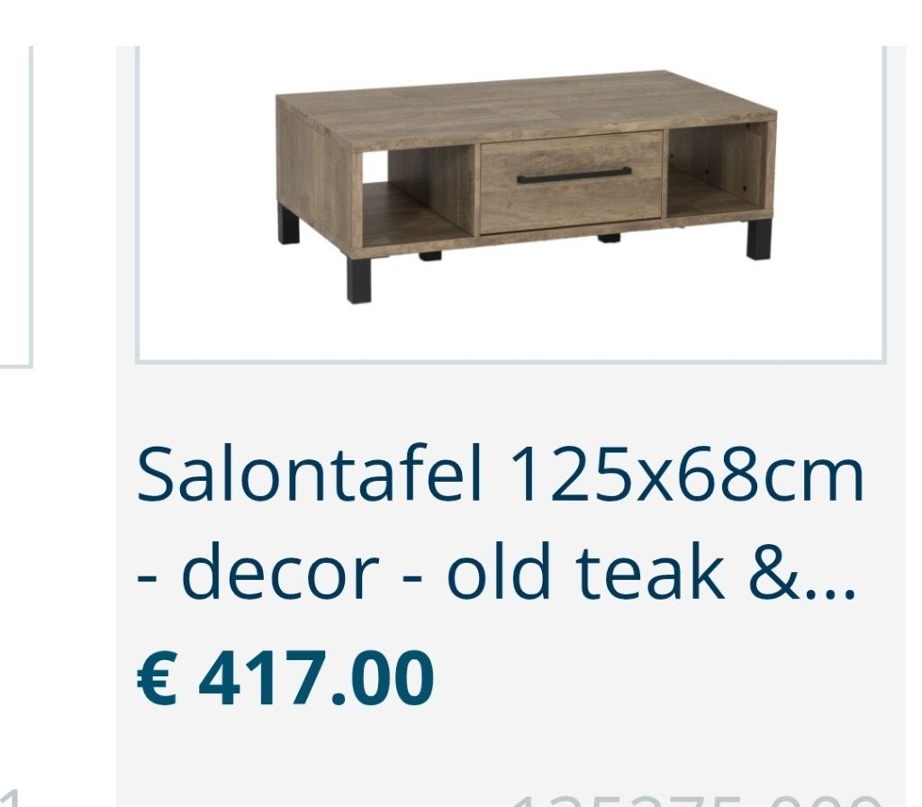 Salontafel, Huis en Inrichting, Tafels | Salontafels, Ophalen, Nieuw, 5 – 50