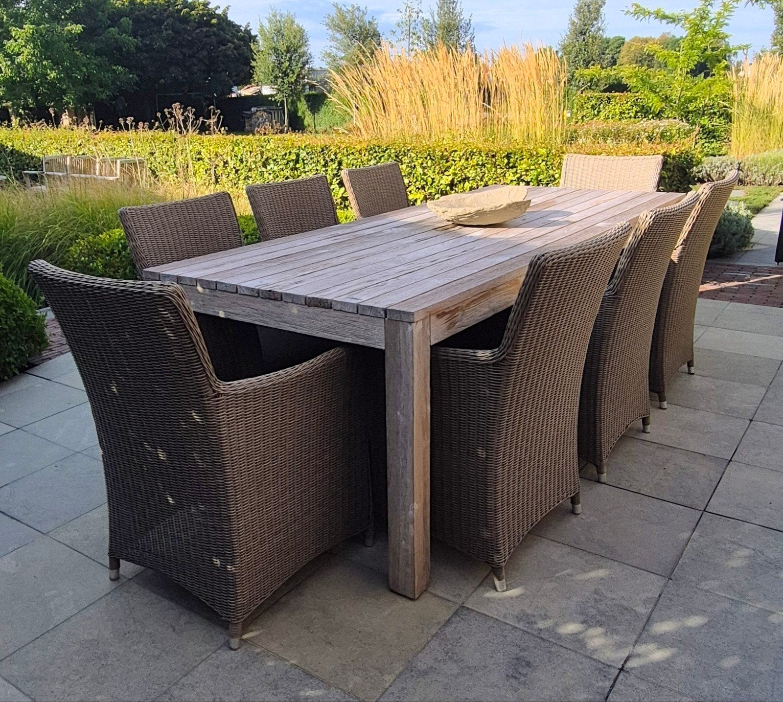 Set de jardin (Table 2m40 + 8 chaises), Enlèvement, Salons de jardin