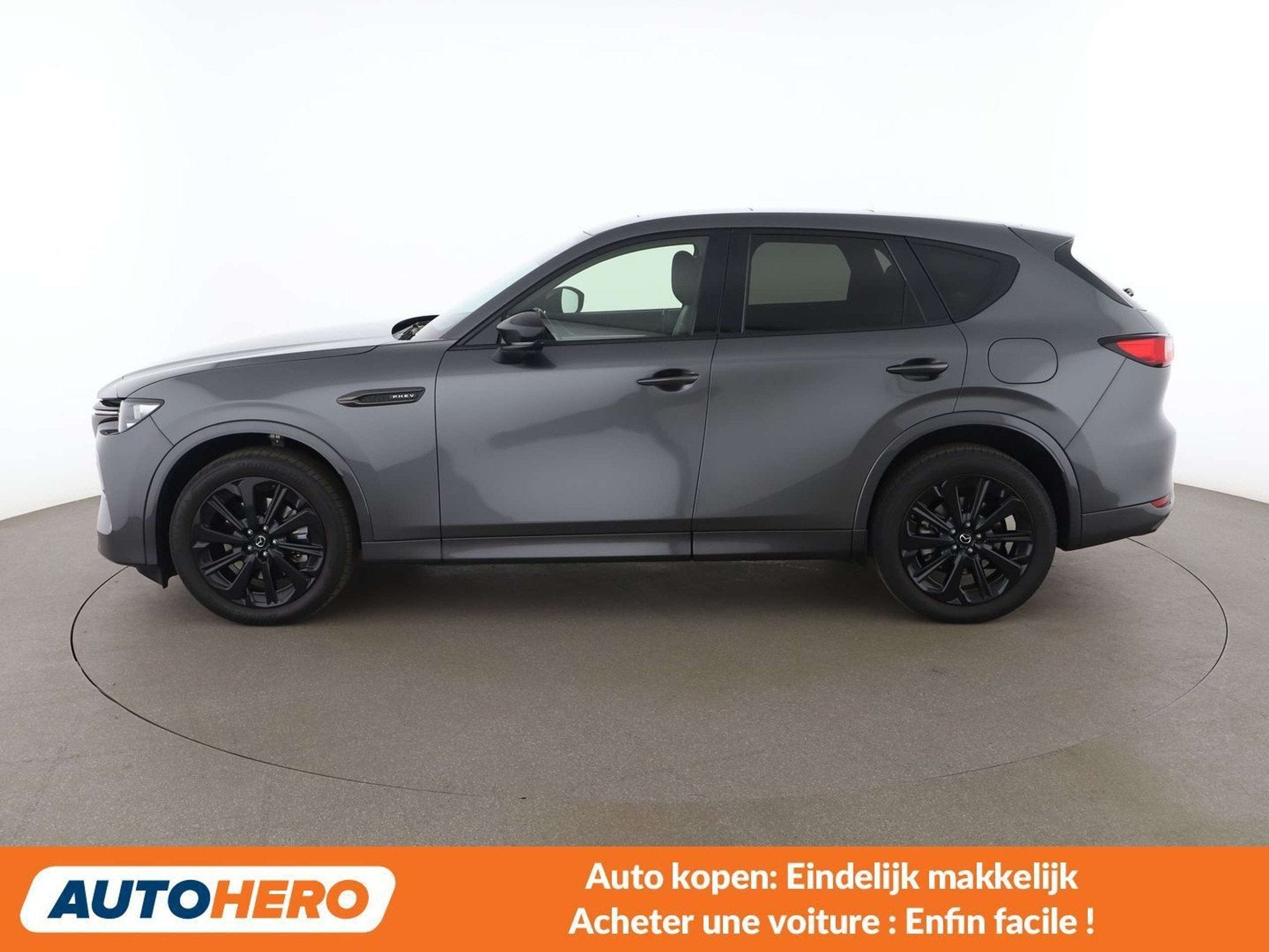 Mazda CX-60 2.5 e-Skyactiv Plug-in Hybrid Homura Plus AWD, Auto's, Automaat, 241 kW, Adaptive Cruise Control, Zwart