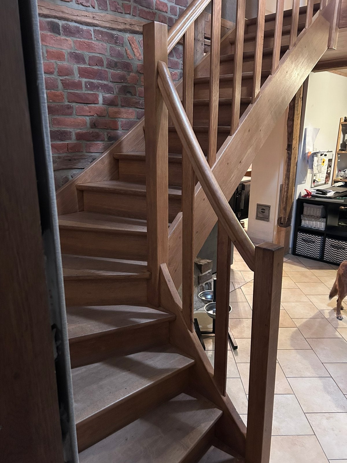 Escaliers en chêne, Bricolage & Construction, Enlèvement, Utilisé, Escalier