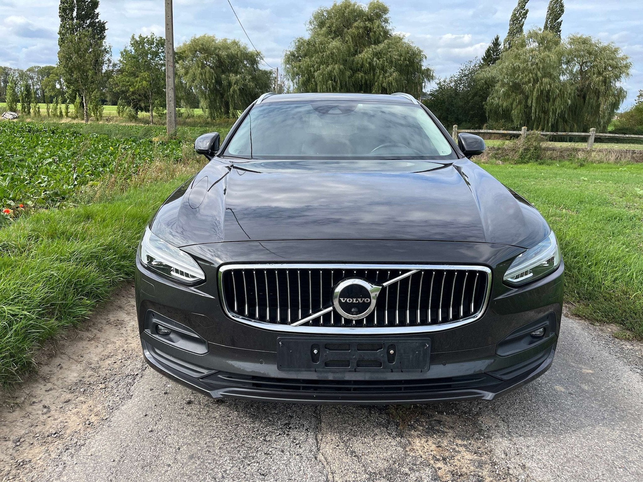 Volvo V90 V90 2.0 B4 Momentum Advanced Geartronic MHEV | Har, Autos, Cuir, Argent ou Gris, V90, Euro 6