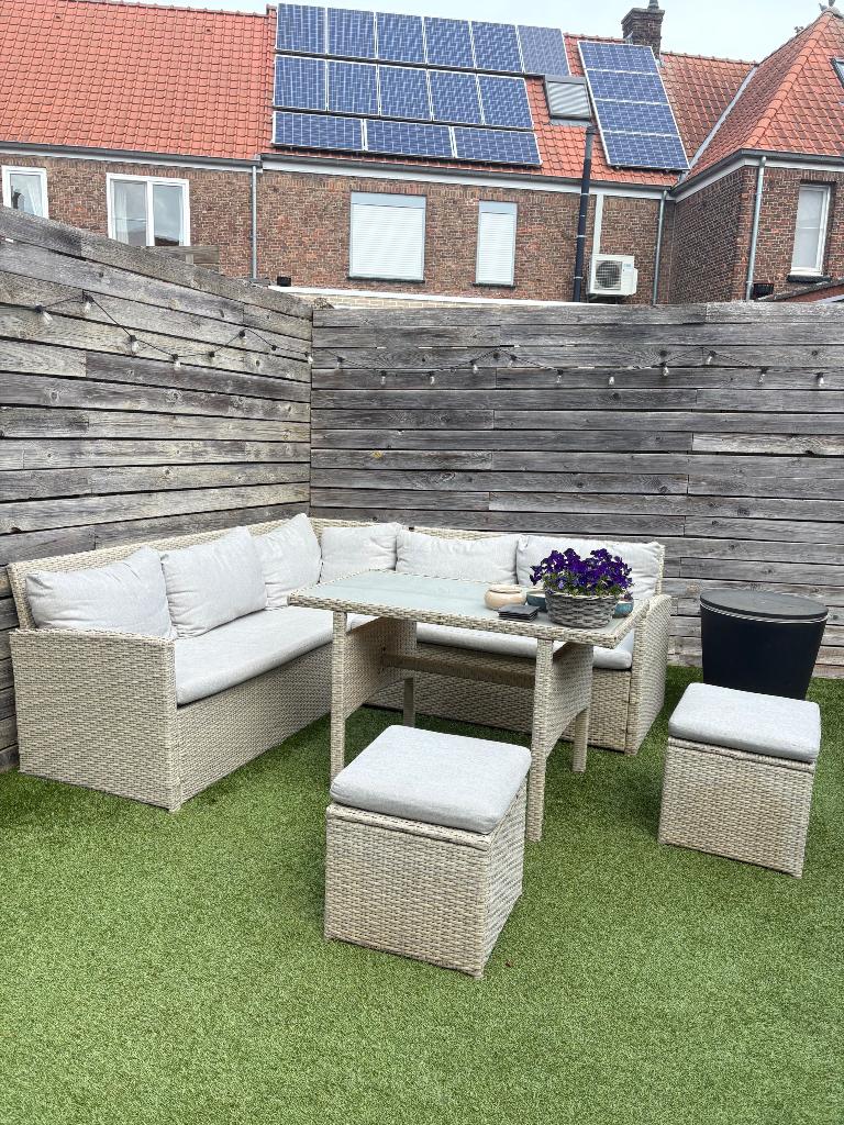 Tuin lounge, Tuin en Terras, Ophalen, Gebruikt, Bank, 6 zitplaatsen