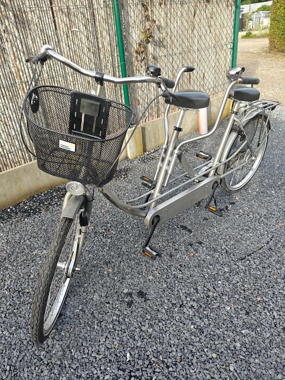 tandem lichtt grijs,prijs overeen te komen, Fietsen en Brommers, Ophalen, Zo goed als nieuw