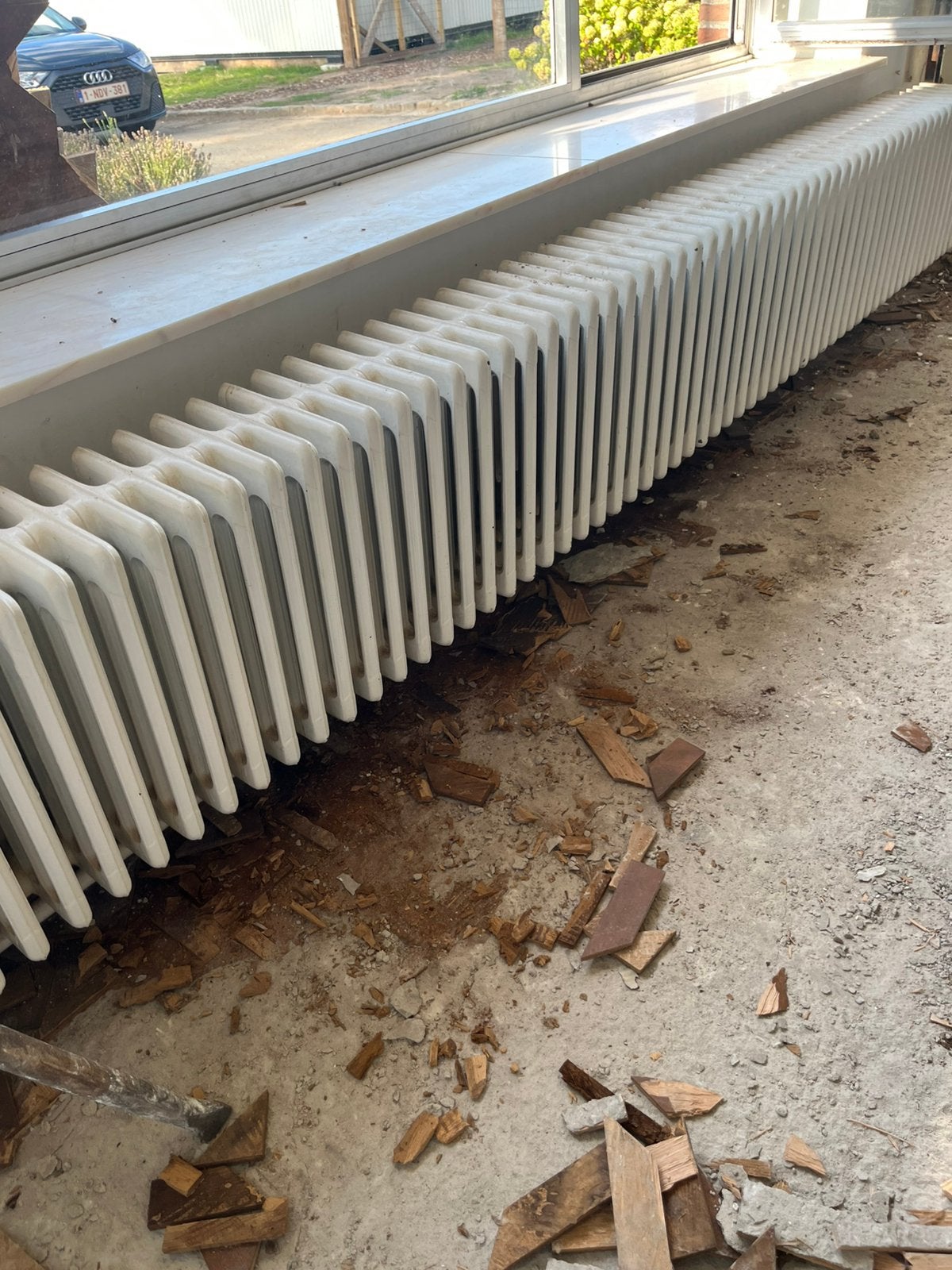 Radiateurs en fonte, Bricolage & Construction, Enlèvement, Utilisé