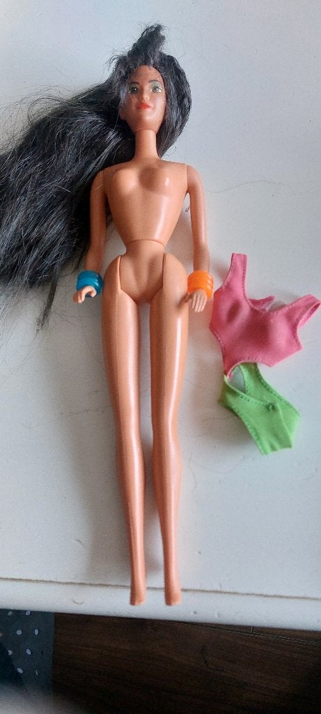 Barbie Kira wet'n wild 1989 vintage mattel, Verzenden, Gebruikt