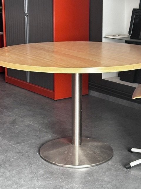 ronde tafel, Moderne ronde tafel, Rond, Zo goed als nieuw, Vier personen
